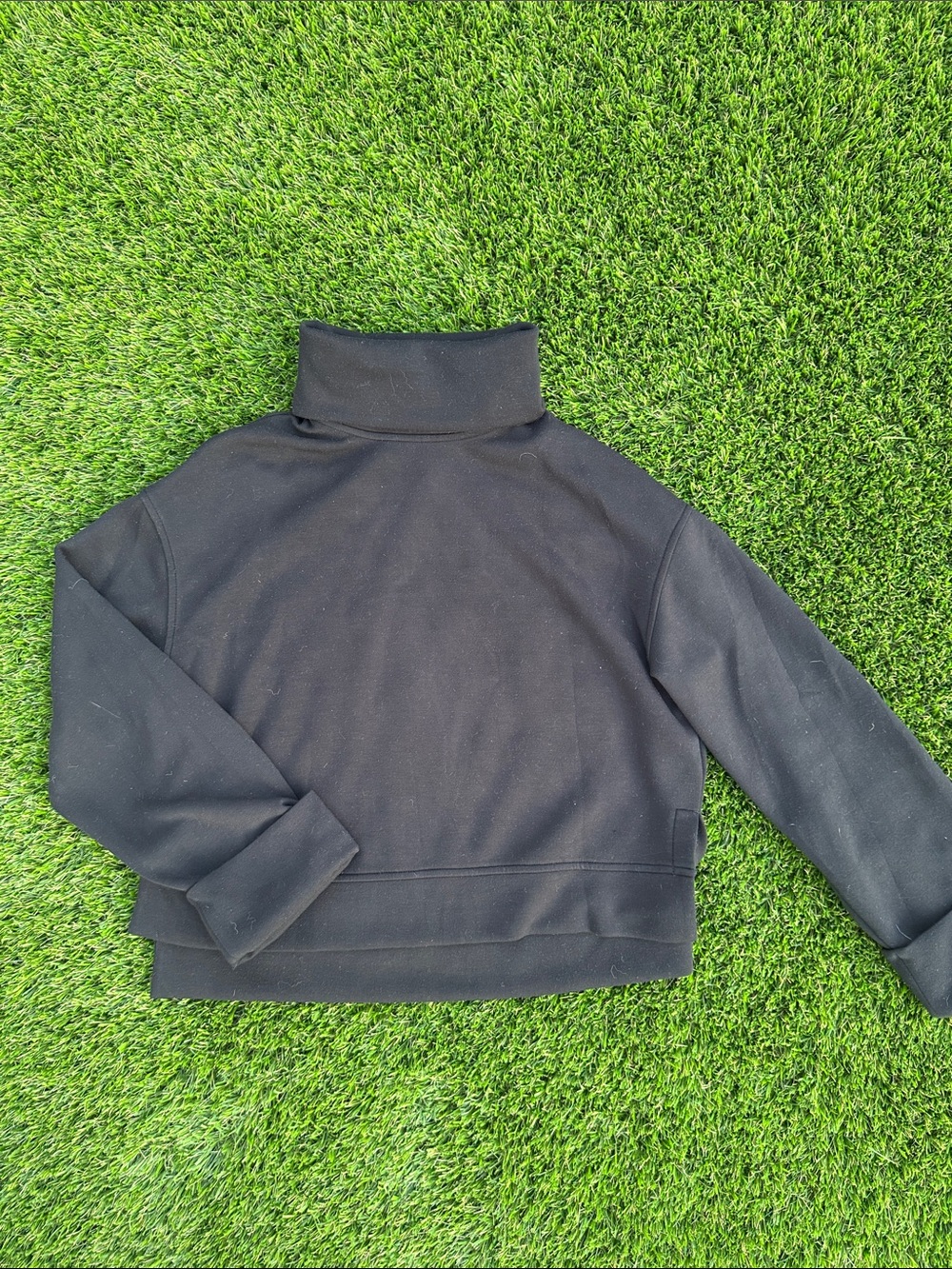 Spanx Black Turtleneck Top